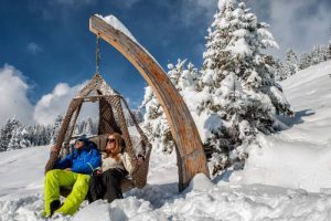 Skispaß in der Frühlingssonne