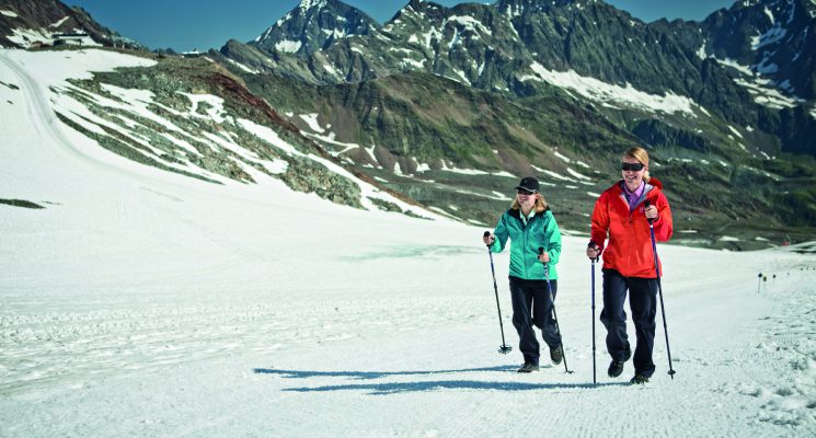 Gletscher, Sommer<br> und Naturschauspiel