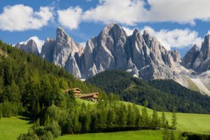 Die Berglandschaft Trentinos im Südtirol